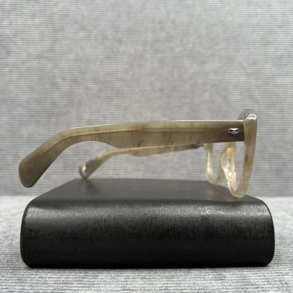 Oliver Peoples Cat Eye Glasses Frames Translucent Taupe Hand Crafted Italy